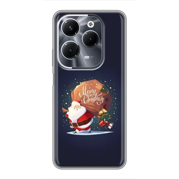 Чехол с рисунком «Подарки от Санты» для Infinix Hot 40 Play
