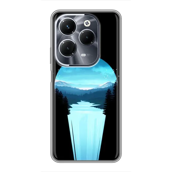 Чехол с рисунком «Синий Водопад» для Infinix Hot 40 Play Чехол с рисунком «Синий Водопад» для Infinix Hot 40 Play