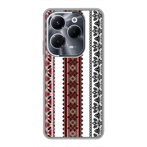 Силиконовый Чехол на Infinix Hot 40 Play с картинкой Вышиванки (Вышиваночки)