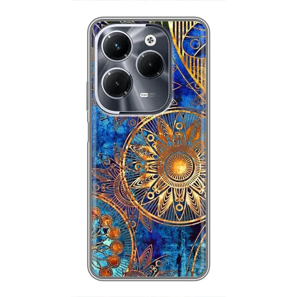 Чехол с рисунком «Золотые узоры» для Infinix Hot 40 Play Чехол с рисунком «Золотые узоры» для Infinix Hot 40 Play