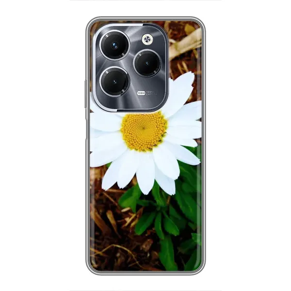 Чехол с рисунком «Белая ромашка» для Infinix Hot 40 Pro Чехол с рисунком «Белая ромашка» для Infinix Hot 40 Pro