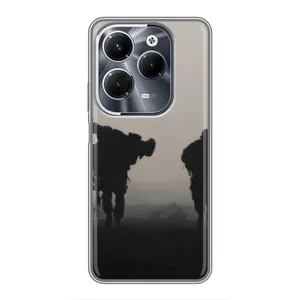 Чохли на військову тематику для Infinix Hot 40 Pro (Бій солдат)