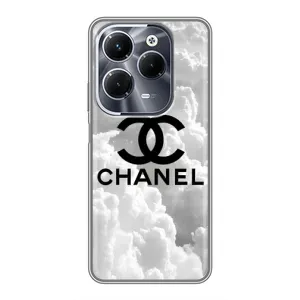 Чехол с Брендами одежды на Инфиникс ХОТ 40 Про (CHANEL)