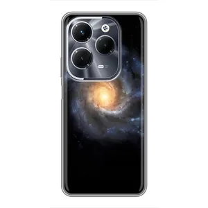 Чохли КОСМОС на Infinix Hot 40 Pro (Чорна дира)