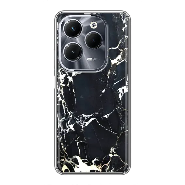 Чехол с рисунком «Чёрный мрамор» для Infinix Hot 40 Pro Чехол с рисунком «Чёрный мрамор» для Infinix Hot 40 Pro
