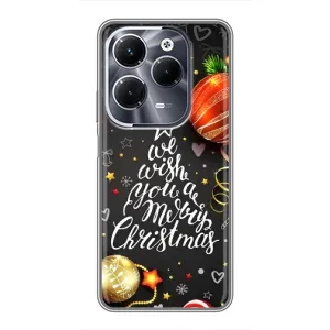 Чехол Новогодняя Елка на Infinix Hot 40 Pro (Елочка)