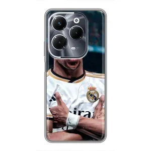 Чохол (TPU) з Футболістом на Infinix Hot 40 Pro (Гол Мбаппе)
