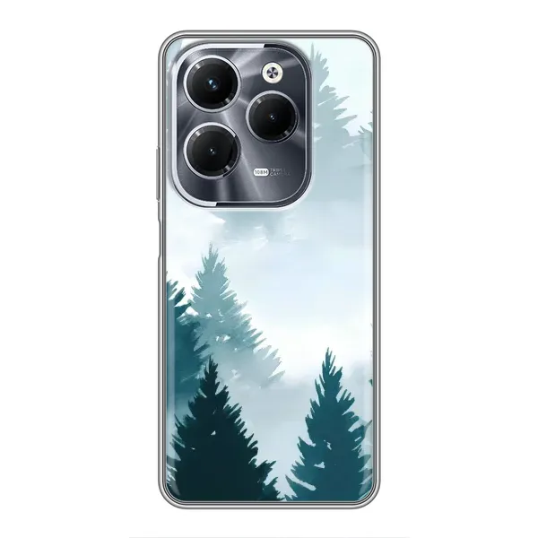 Чехол с рисунком «Горный лес» для Infinix Hot 40 Pro