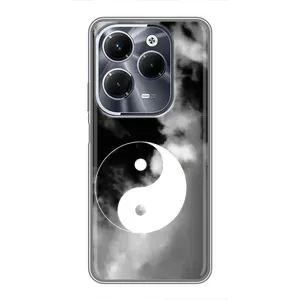 Чехлы с принтом Спортивная тематика для Infinix Hot 40 Pro (Инь-Янь)