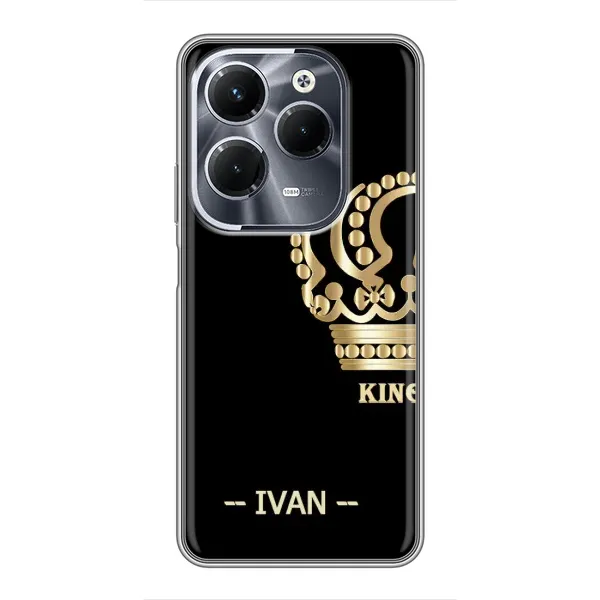 Чехол с рисунком «IVAN» для Infinix Hot 40 Pro Чехол с рисунком «IVAN» для Infinix Hot 40 Pro