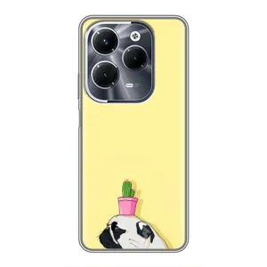 Бампер для Infinix Hot 40 Pro з картинкою "Песики" (Кактус на голові)