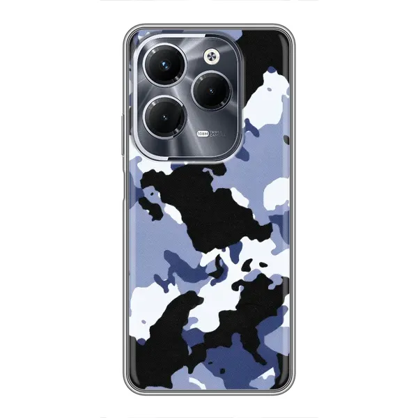 Чехол с рисунком «Камуфляжный Серый» для Infinix Hot 40 Pro Чехол с рисунком «Камуфляжный Серый» для Infinix Hot 40 Pro