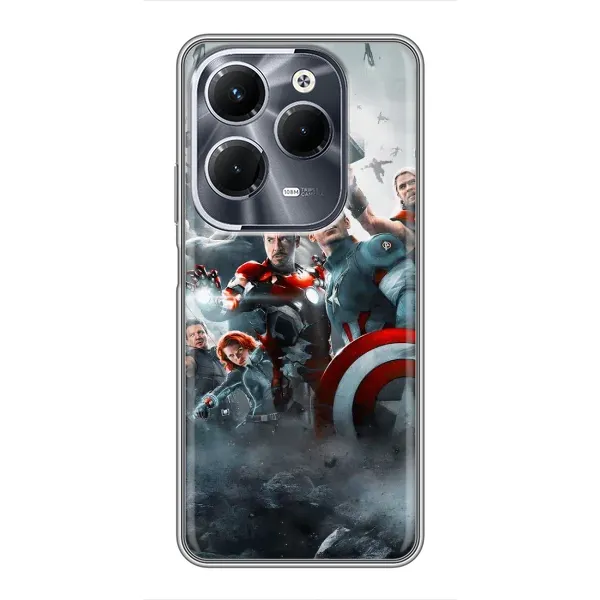 Чехол с рисунком «Команда марвел» для Infinix Hot 40 Pro Чехол с рисунком «Команда марвел» для Infinix Hot 40 Pro
