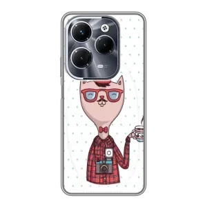 Чохол на тематику: Коти для Infinix Hot 40 Pro (Кіт аристократ)