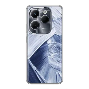 Чехлы со смыслом для Infinix Hot 40 Pro (Краски мазки)