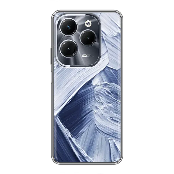 Чехол с рисунком «Краски мазки» для Infinix Hot 40 Pro