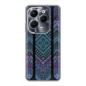 Силиконовый Чехол на Infinix Hot 40 Pro (Крутой орнамент)