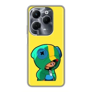 Чохол Бравл Старс для Infinix Hot 40 Pro (Леон (LEON))