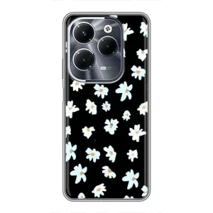 Чохол з ромашками на Infinix Hot 40 Pro (Маленькі ромашки)