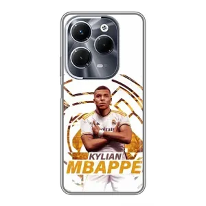Чохол (TPU) з Футболістом на Infinix Hot 40 Pro (Мбаппе Реал)