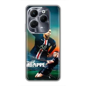Чохол (TPU) з Футболістом на Infinix Hot 40 Pro (MBAPPE)