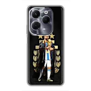 Чохли Лео Мессі Аргентина для Infinix Hot 40 Pro (Мессі король)