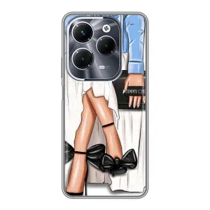 Силіконовый Чохол на Infinix Hot 40 Pro з картинкой Модных девушек (Мода)