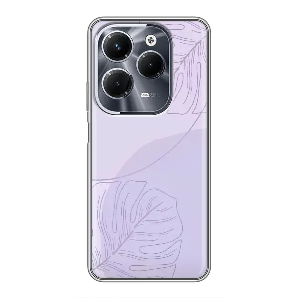 Чехол с рисунком «Монстера фиолетовая» для Infinix Hot 40 Pro Чехол с рисунком «Монстера фиолетовая» для Infinix Hot 40 Pro