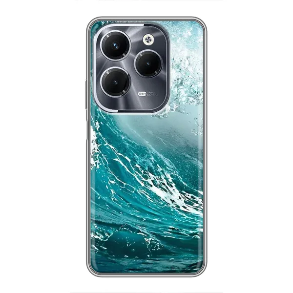Чехол с рисунком «Морская волна» для Infinix Hot 40 Pro