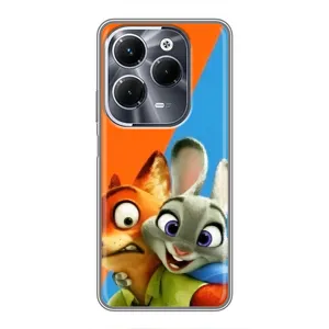 Чохли ЗООТРОПОЛІС для Infinix Hot 40 Pro (Нік і Хопс)