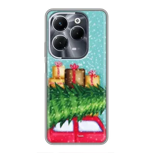 Чехол Новогодняя Елка на Infinix Hot 40 Pro (Новогодние подарки)