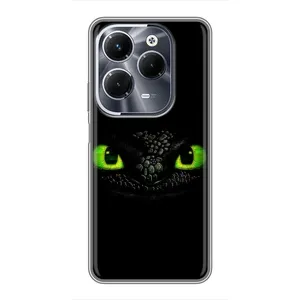 Чехол дракон Беззубик для Infinix Hot 40 Pro (Глаза Беззубика)