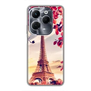 Чехол с Эйфелевой башней на Infinix Hot 40 Pro (Paris photo)