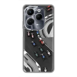 Чехол фильм Формула 1 для Infinix Hot 40 Pro (Гонки ф1)