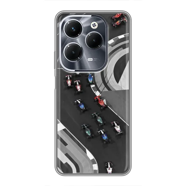 Чехол с рисунком «Гонки ф1» для Infinix Hot 40 Pro Чехол с рисунком «Гонки ф1» для Infinix Hot 40 Pro
