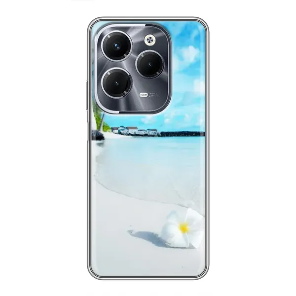 Чехол с рисунком «Пляж» для Infinix Hot 40 Pro