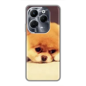 Чохол (ТПУ) Милі песики для Infinix Hot 40 Pro (Померанский шпіц)