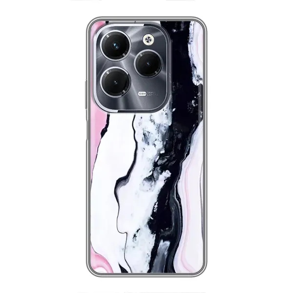 Чехол с рисунком «Розовый мрамор» для Infinix Hot 40 Pro Чехол с рисунком «Розовый мрамор» для Infinix Hot 40 Pro