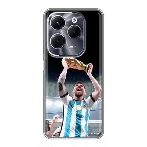 Чохли Лео Мессі Аргентина для Infinix Hot 40 Pro (Щасливий Мессі)