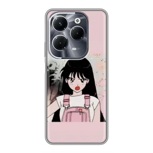 Чохли з героями АНИМЕ на Infinix Hot 40 Pro (Сейлор Марс)