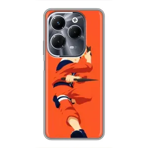 Чохли з принтом НАРУТО на Infinix Hot 40 Pro (Силует Наруто)