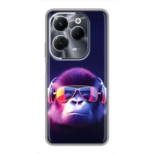 Чохол з малюнком «Стильная мавпа» для Infinix Hot 40 Pro Чохол з малюнком «Стильная мавпа» для Infinix Hot 40 Pro