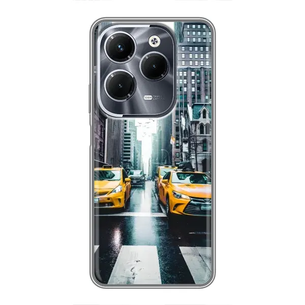 Чехол с рисунком «Такси» для Infinix Hot 40 Pro Чехол с рисунком «Такси» для Infinix Hot 40 Pro