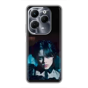 Чехлы с принтом Уэнсдей на Infinix Hot 40 Pro (Танец Уэнсдей)