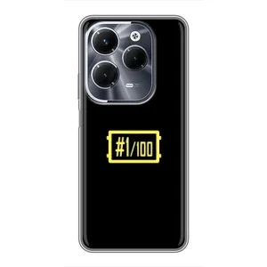 Чехол (TPU) с картинкой "Лого Пабг" на Инфиникс ХОТ 40 Про (ТОП 1)