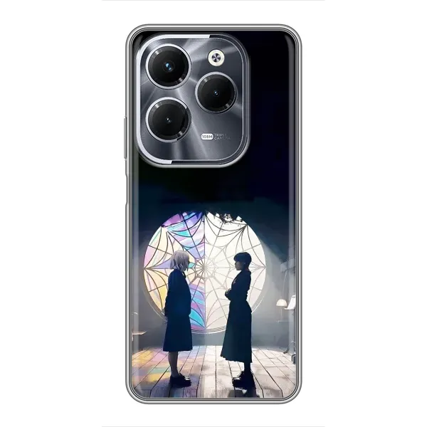 Чехол с рисунком «Уэнсдей и Энди» для Infinix Hot 40 Pro Чехол с рисунком «Уэнсдей и Энди» для Infinix Hot 40 Pro