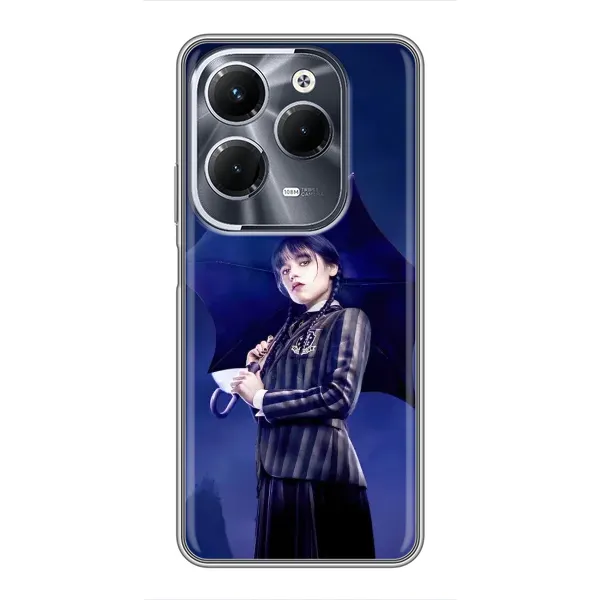Чехол с рисунком «Уэнсдей с зонтом» для Infinix Hot 40 Pro Чехол с рисунком «Уэнсдей с зонтом» для Infinix Hot 40 Pro