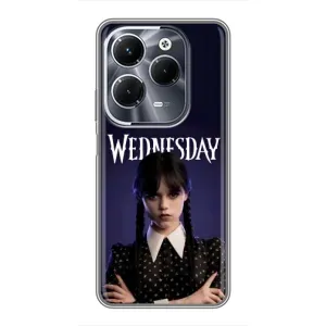Чехлы с принтом Уэнсдей на Infinix Hot 40 Pro (Wednesdey)