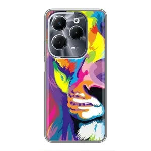 Чохол з картинкою на Infinix Hot 40 Pro (Яскравий Лев)