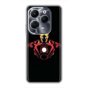 Чехол Супергерой Железный человек на Infinix Hot 40 Pro (Железный человек)